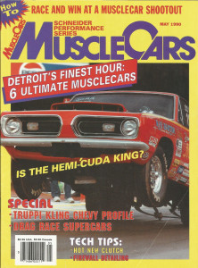 MUSCLE CARS 1990 MAY - HEMI CUDA, SC/RAMBLER, STAGE 1, 428CJ, MAX WEDGE